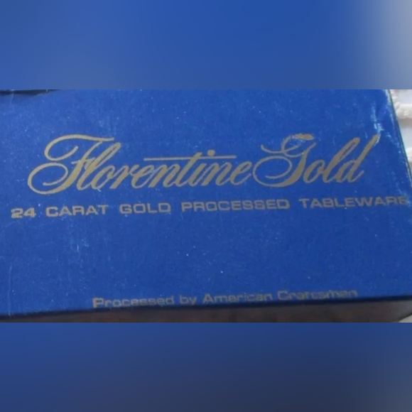 Florentine Gold Plated Flatware. 13 Pieces - Picture 15 of 16